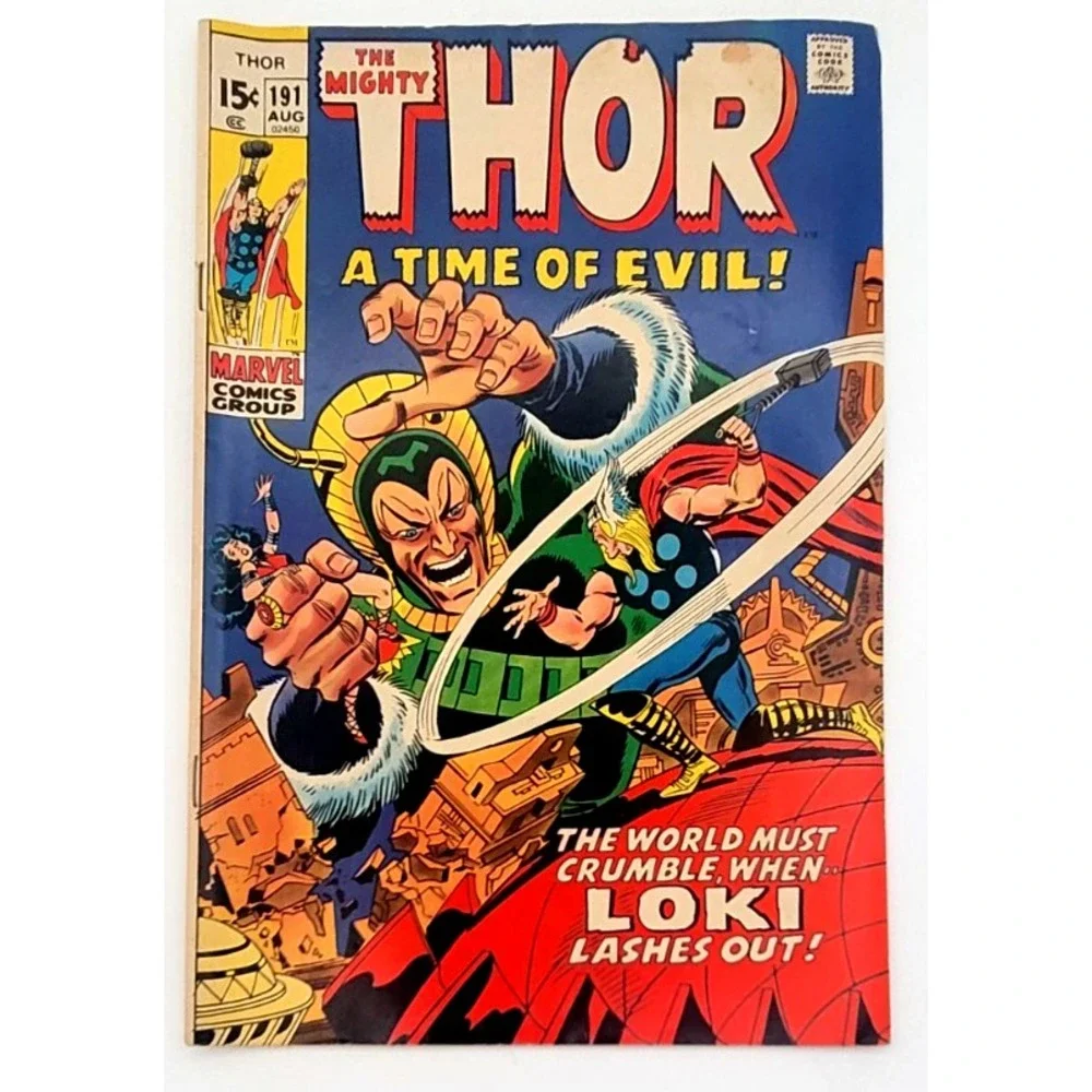 THOR #191‎ (1971) /VF/ DUROK THE DEMOLISHER 1ST APPEARANCE BRONZE AGE MARVEL